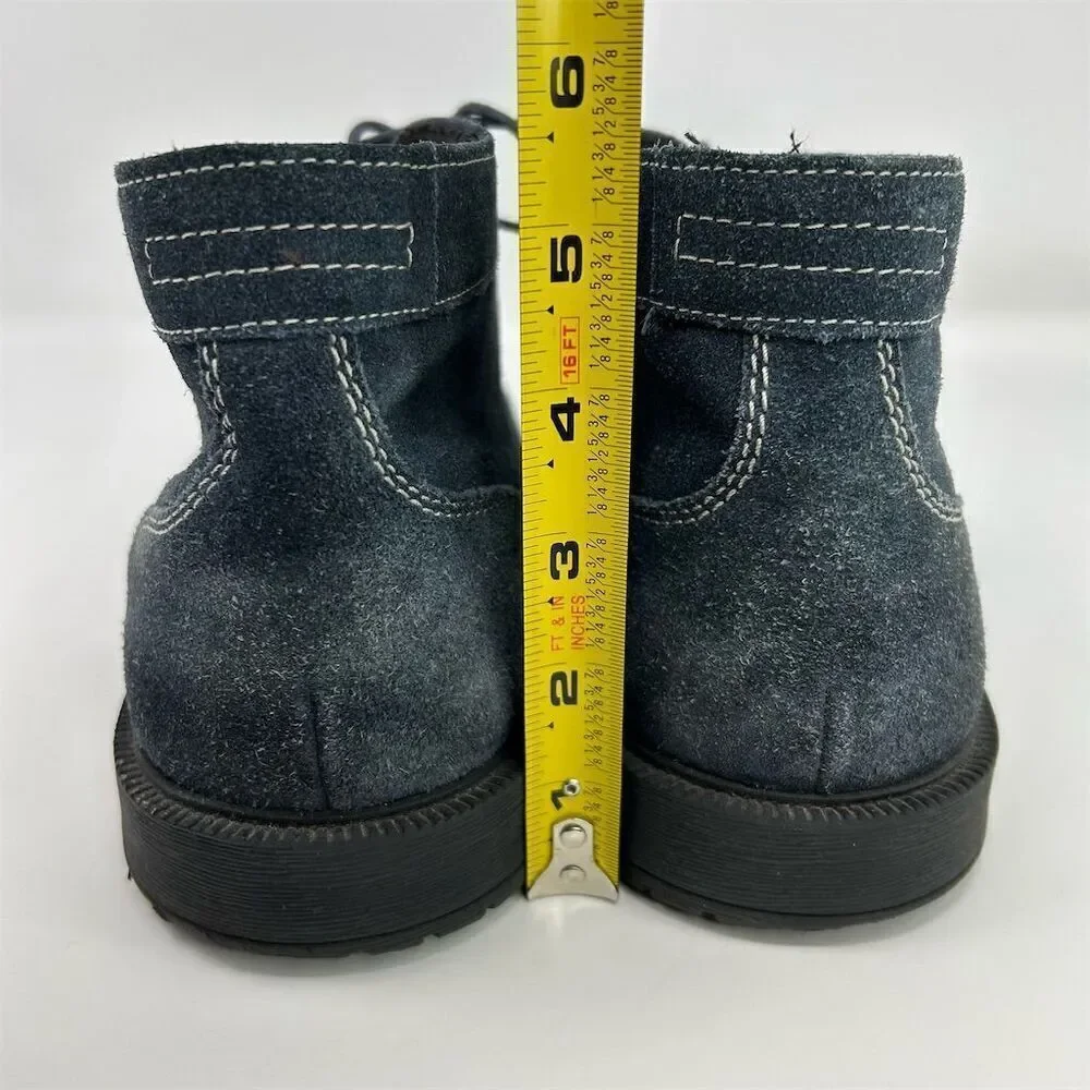 Stacy Adams Men's Blue Suede Chukka Boots Size 12 M Lace Up Memory Foam